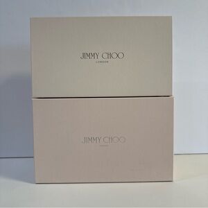 Jimmy Choo Cream Shoe Boxes